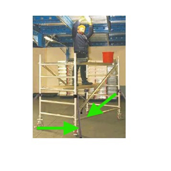 Vendita online Modulo S1 staffe stabilizzatrici corte per trabattello Jolly